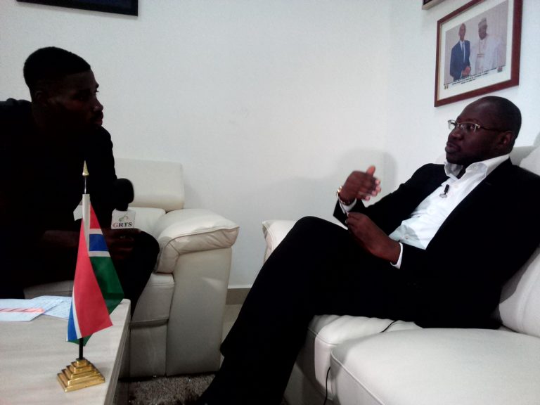 INTERVIEW OF THE HONOURABLE MINISTER BY GRTS