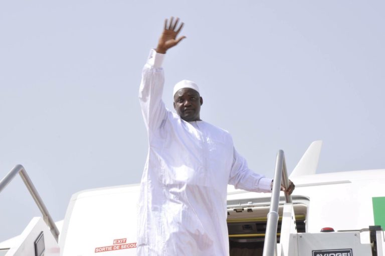 Barrow to travel to UAE on Sunday, his third foreign trip in two weeks