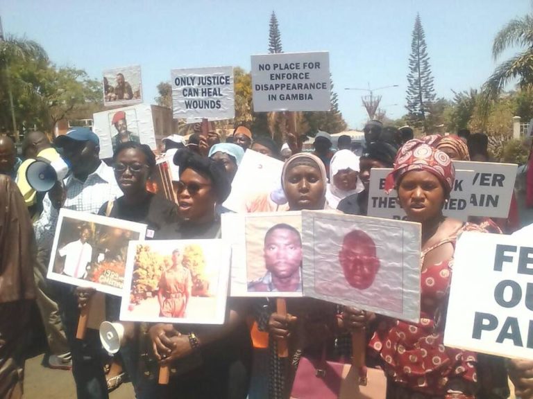 Jammeh Victims Protest At Supreme Court