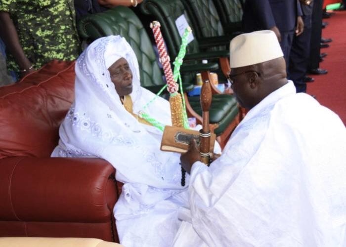 President Adama Barrow Pays Condolence To The Family Of Aja Asombi