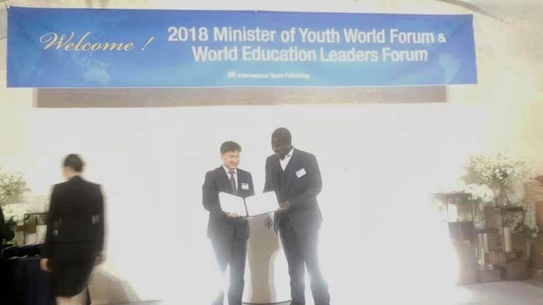 A Gambian Participates at South Korea’s 8th Minister of Youth World Forum