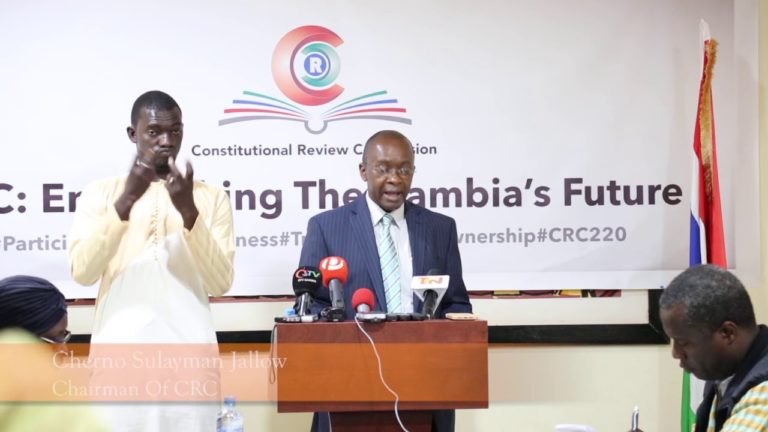 The Gambia’s Constitutional Review Committee Holds First Press Conference