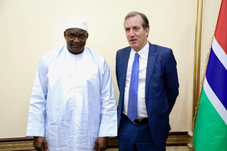 President Barrow Welcomes France Agriculture Plans in The Gambia