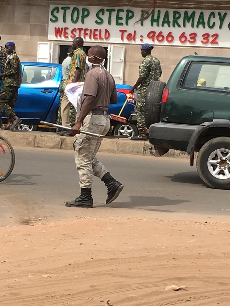 BREAKING: Dou Sanno Gives Dozens of President Barrow T-shirts to Gambian Soldiers