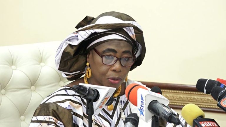 ‘I HAVE SEEN YOUR COMMITMENT’: Dr Touray Lavishes Praise on Barrow Moments after her Swearing in