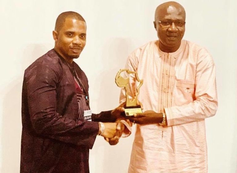 Dr. Ismaila Ceesay received the ‘Most Influential Young Person of The Year’ 2019 award