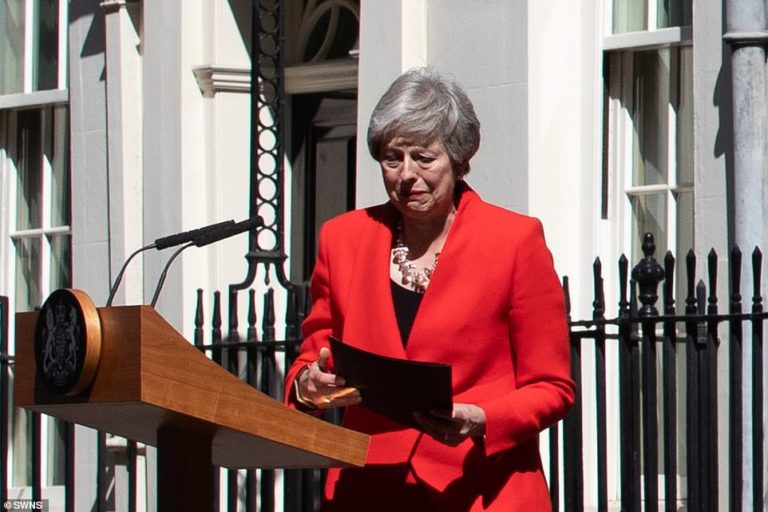 May’s big May announcement: Beleaguered UK Prime Minister says she will resign on June 7