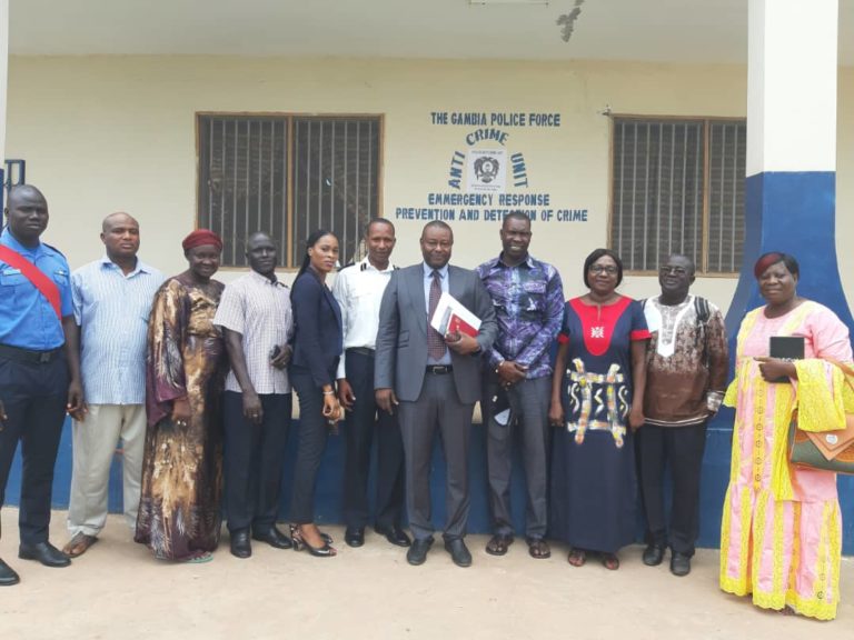 Ousman Darboe: Gambia rights commission officials meet police anti-crime unit top brass