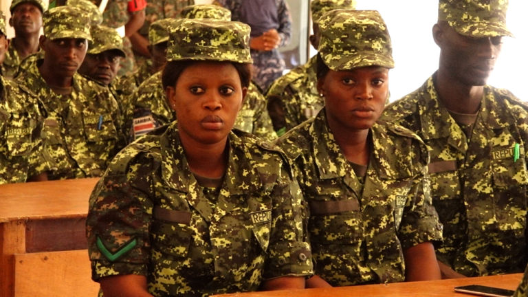 Nine women among 150 presidential guard soldiers taking part in Senegal training