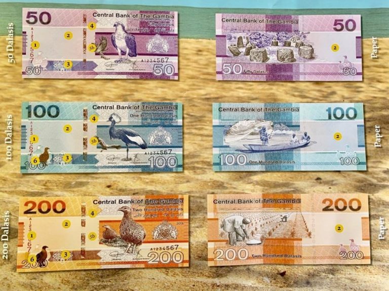 Gambians finally lay their hands on new dalasi banknotes but not everyone is excited