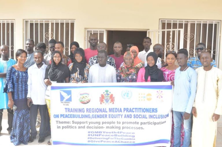 Peace group reaches out to tens of Gambian journalists on peace building