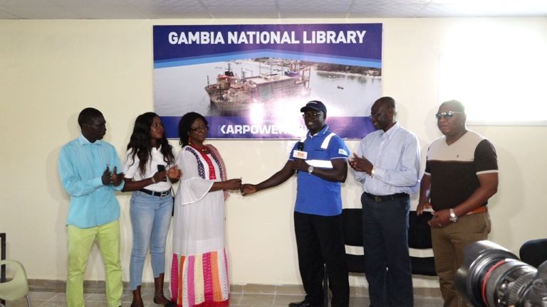 Karpowership hands over Brikama library after rehabilitation work that came at tune of D500,000