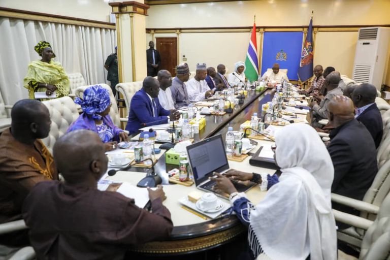 President Barrow and his ministers hold ’emergency’ Three Years Jotna summit