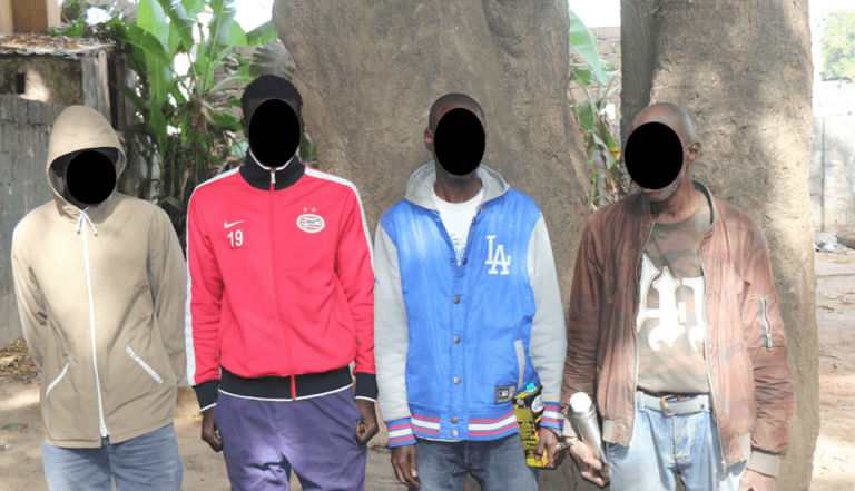 Drug agency parades 60-year-old man alongside three other suspected drug traffickers