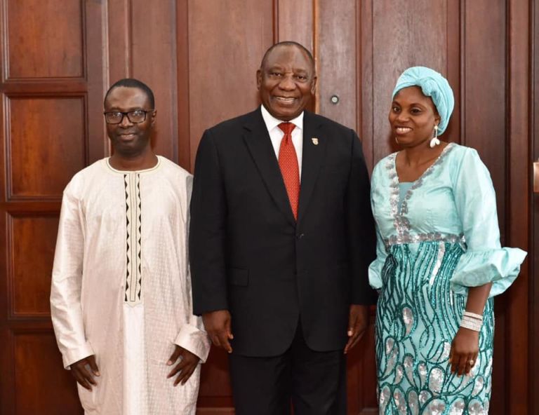 Fatajo meets Ramaphosa as he steps into diplomat role seven months after Nawec removal