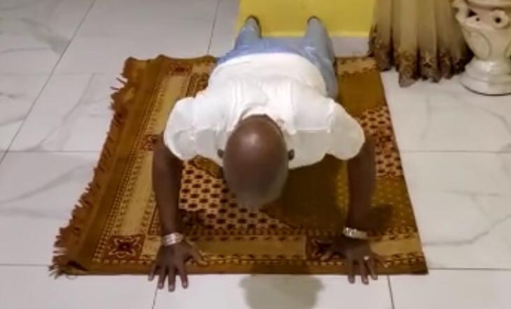 Darboe accepts challenge! UDP leader delivers TEN push-ups as calls are made for Barrow to bring on his
