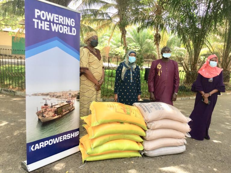 ‘Gambians appreciate you’: First Lady’s foundation heaps praise on Karpowership as company donates rice and sugar to foundation