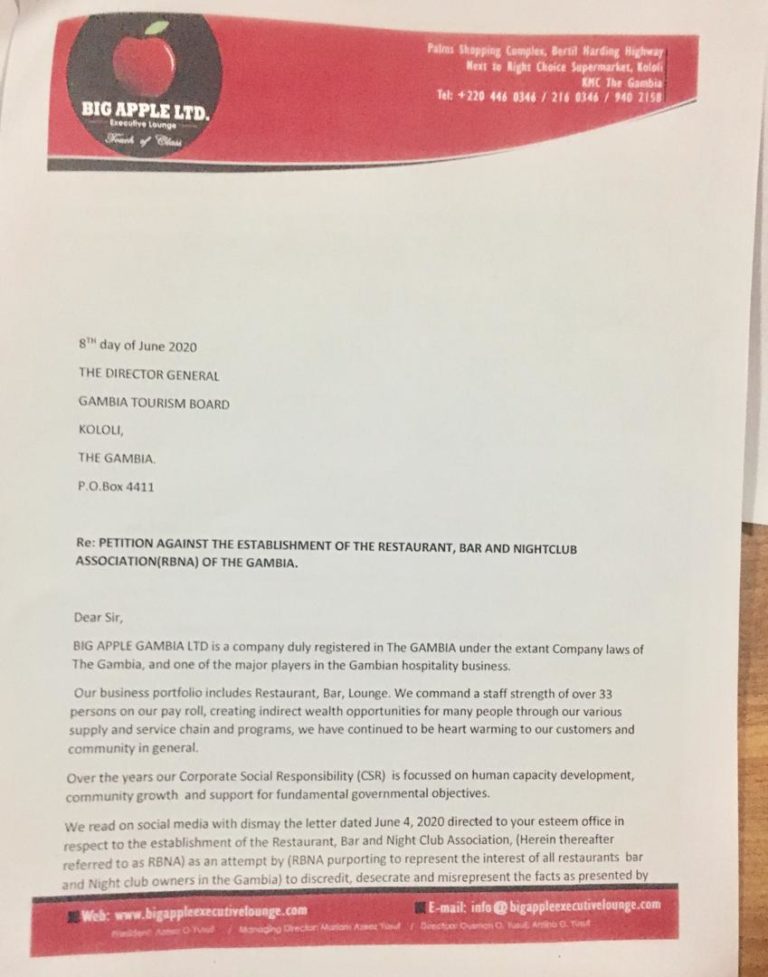 Big Apple writes to GTBoard after RBNA’s claims against the company