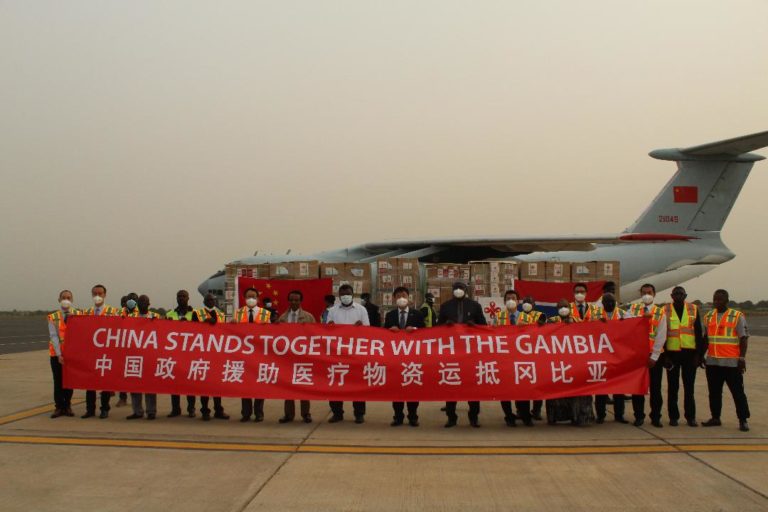 Mamadou Tangara heaps praise on China as more China coronavirus aid arrives
