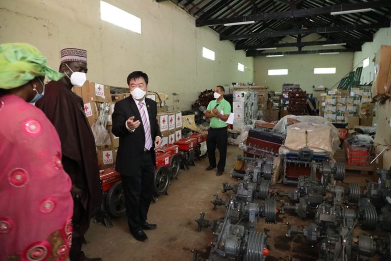 China steps up its support to Gambia as agricultural supplies land in hands of agric ministry