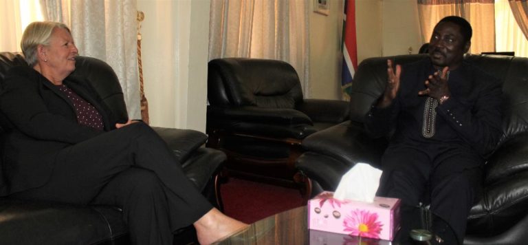 Mamadou Tangara and Sharon Wardle meet amid latter’s departure