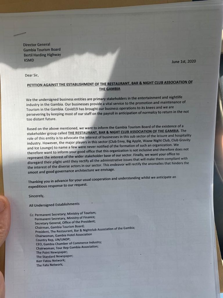 WATCH: Major players in restaurant and nightlife industry petition GTBoard