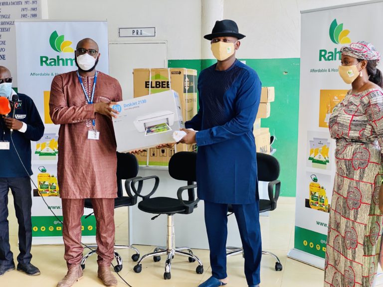 Businessman Alasan Gent Ceesay takes Rahma’s generosity to EFSTH as company supports the nation’s top hospital with equipment half a million dalasis was spent on