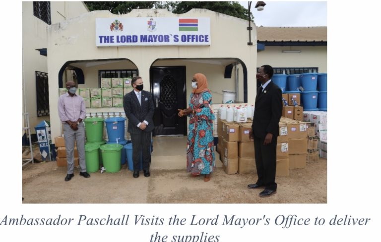 America lends fresh support to nation’s COVID-19 fight by donating vital sanitation supplies to KMC