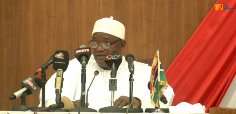 President Barrow says Gambia was on ‘steep’ rise towards economic boom when coronavirus struck and caused turmoil