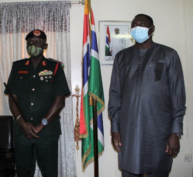 Foreign Minister Tangara Meets Chief of Defence Staff Drammeh