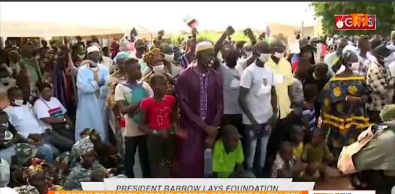 Kerr Ali roar in joy as President Barrow announces he has approved 250 million dalasis to be used to buy rice for Gambians