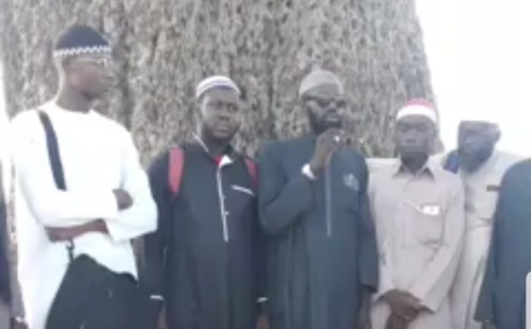 Young imams continue their onslaught on witchcraft as they visit another baobab tree to destroy charms