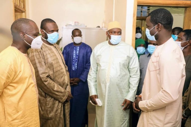 Barrow delivers on his vow: The president supported by his top aides makes unannounced monitoring visits to five departments