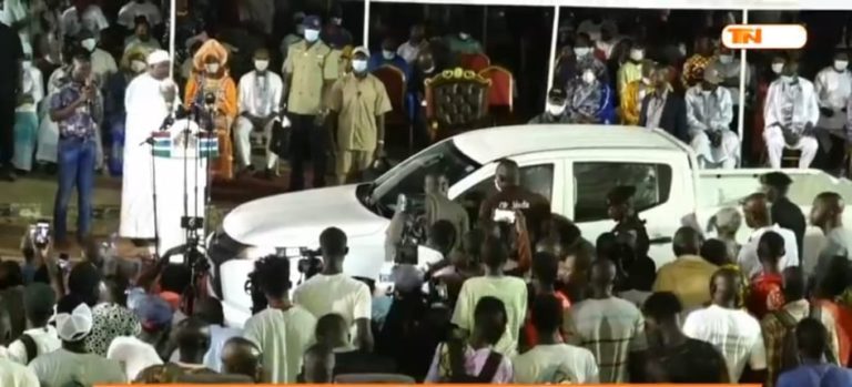 NPP victory celebration ends but icing on the cake is brand new car for Birom Sowe