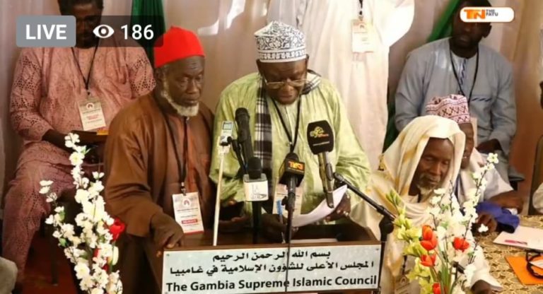 Breaking news: Imams shout ‘Allahu Akbar’ as Sheikh Essa Foday Darboe gets elected new president of Supreme Islamic Council