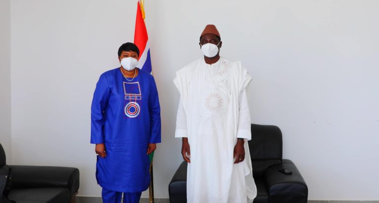 Fatou Bensouda seizes meeting with Dr Mamadou Tangara to thank government over support given to her over US visa sanction