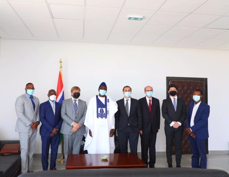 Russian ambassador Dmitry Kurakov jets into the country with team of investors and meets Dr Mamadou Tangara