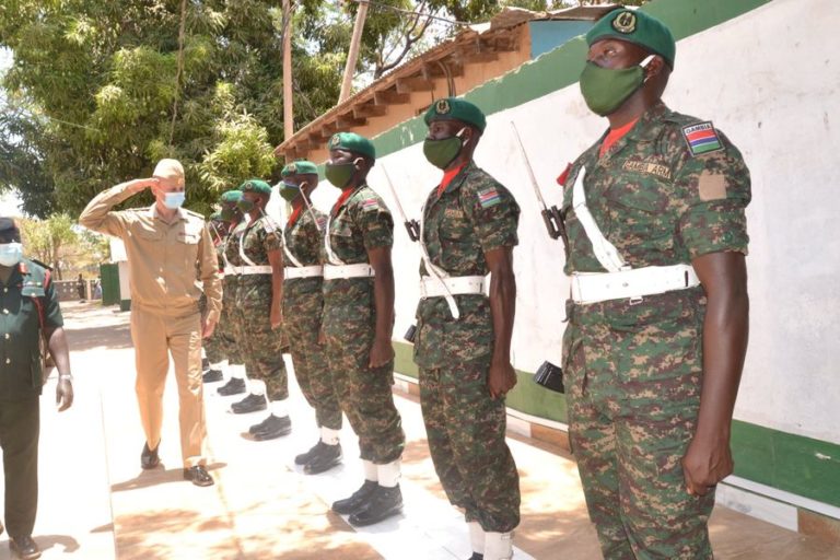 Top Russia military colonel based in Dakar Yuri Mironenko meets army chief Yakuba Drammeh
