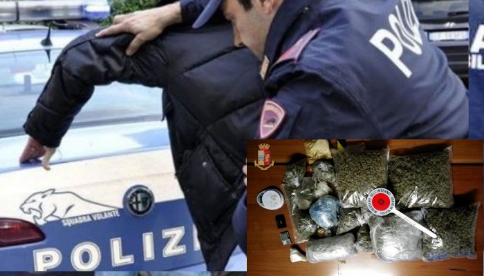 Italy police arrest suspected Senegalese drug dealer as he tries to jump through window