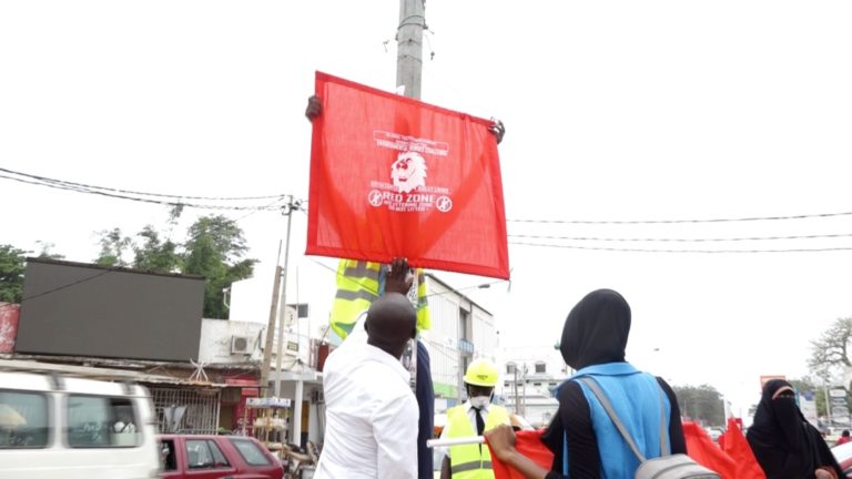 Anti-littering: Red Zone flags are put up as plan to punish citizens advances