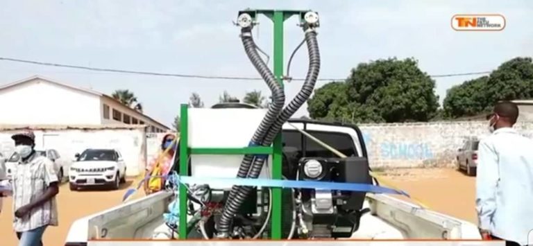 Rotarians boost NMCP ahead of huge national campaign against mosquitoes by giving programme two fogging machines