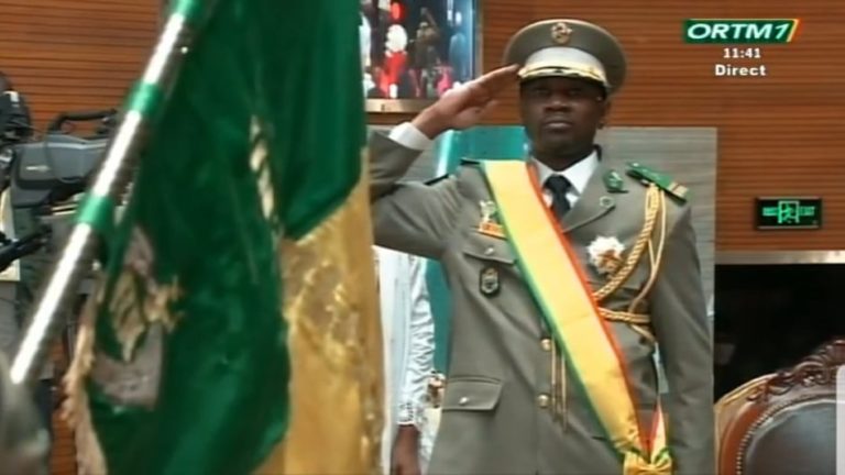 Mali special forces surround conference centre as Colonel Assimi Goita gets sworn in