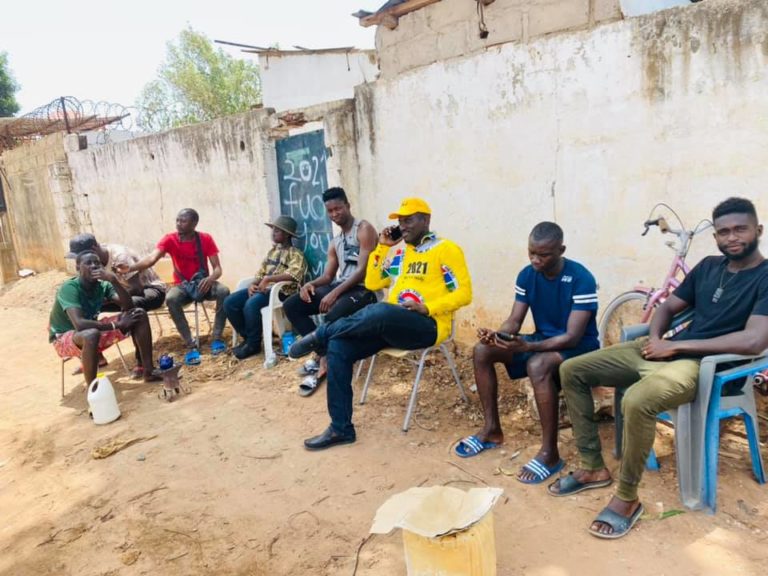 ‘Didn’t I tell you we’re winning?’ Unbothered Momodou Sabally shares photos of himself hanging out with youths in Bakau amid huge criticism