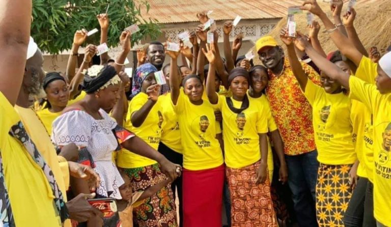 UDP on the move! Party’s self-proclaimed commando Momodou Sabally storms provincial Gambia