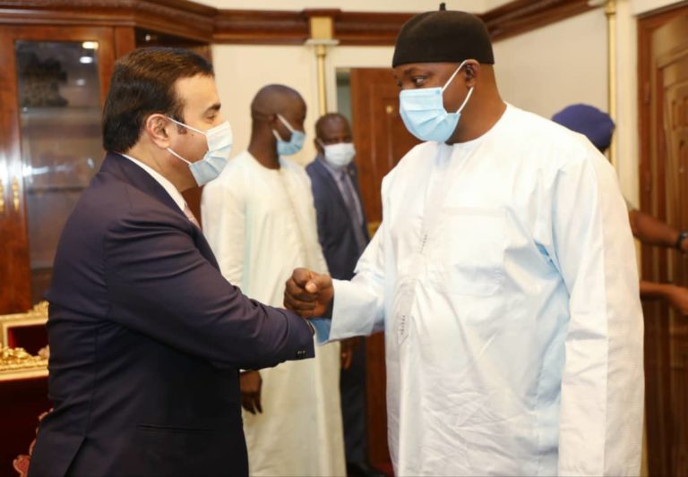 UAE’s internal security chief in Gambia, meets President Barrow and State House says his visit is to thank Gambia for supporting his Interpol boss bid