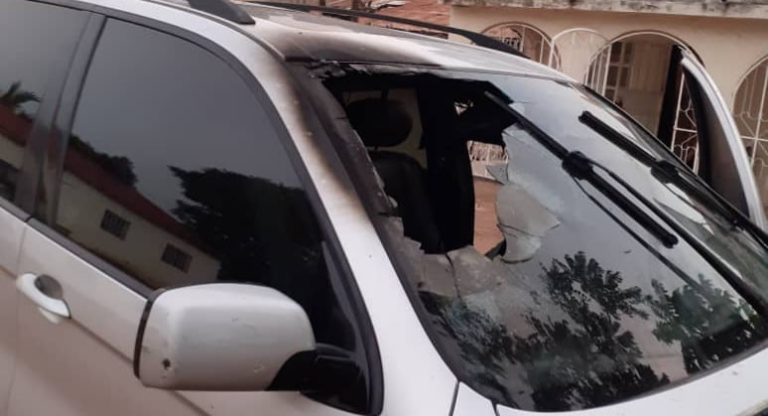 Unknown persons breach General Lamin Bojang’s family home and set his car on fire