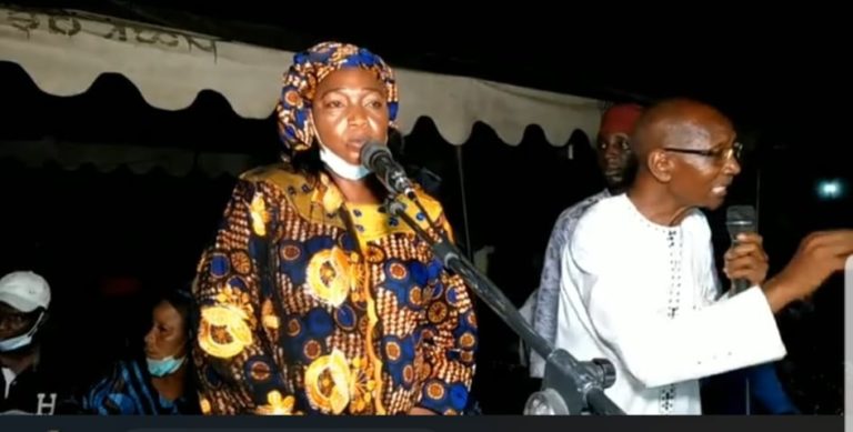 Amie Fabureh asks Gambians to vote for President Barrow as she becomes NPP Godparent