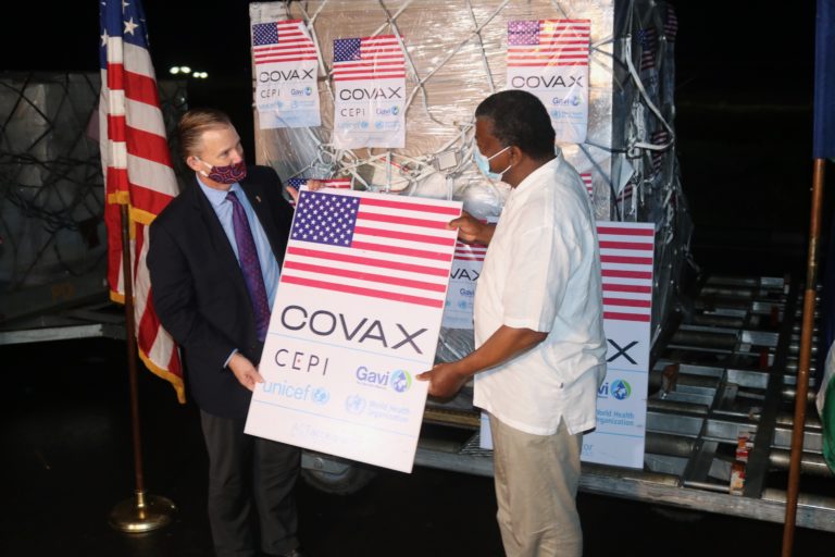 Second tranche of US-donated vaccines arrive in Gambia and US says vaccine is safe and works