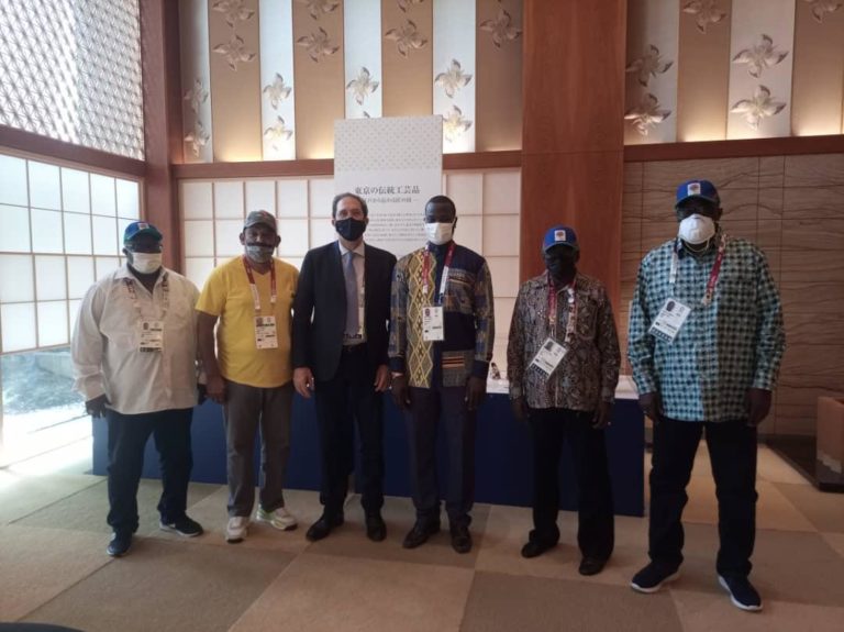 Minister Badjie and Top GNOC Officials meets ANOCA boss