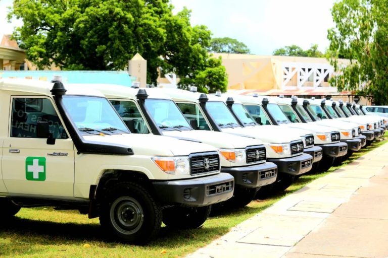 ‘Promises made, promises kept’: ‘Thrilled’ President Barrow hands over massive 20 new ambulances to health ministry